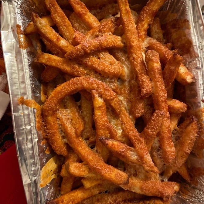 Cheesy Spicy Fries.