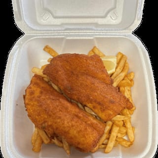 Fried Haddock Fish & Chips